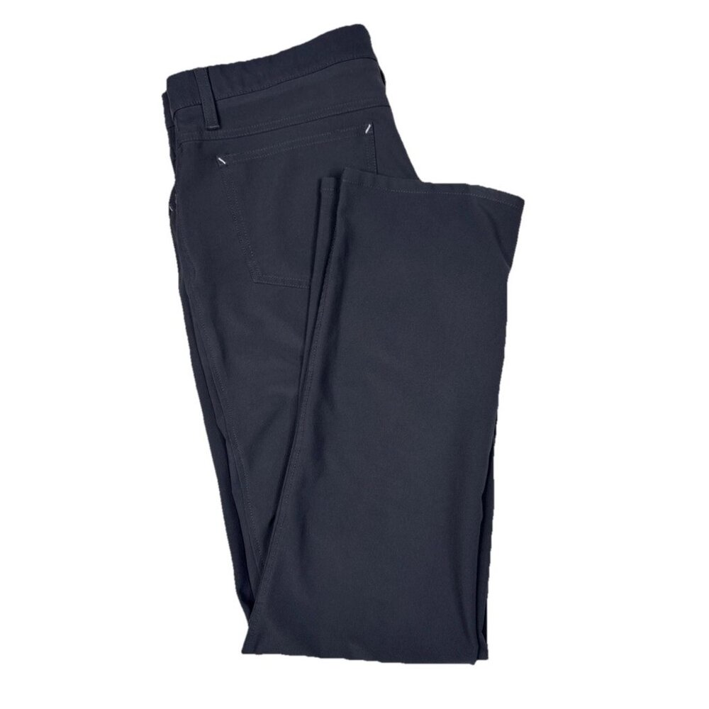 FootJoy Athletic Fit Golf Pants Men 34X32 Gray Performance Stretch‎